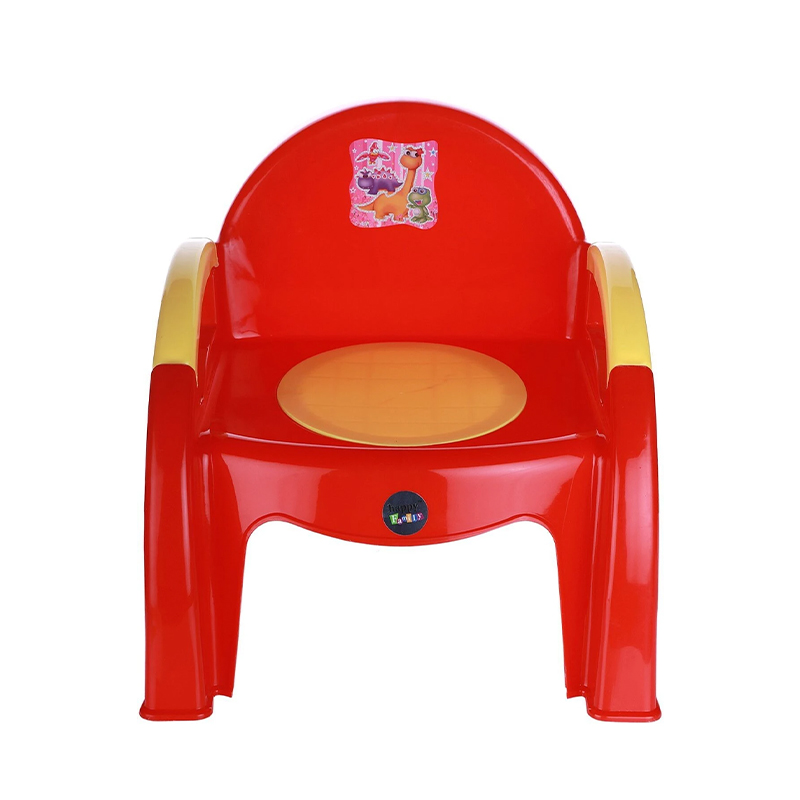 Baby’s Toilet Potty Training Seat Chair with Upper Closing Lid and Removable Bowl – Red