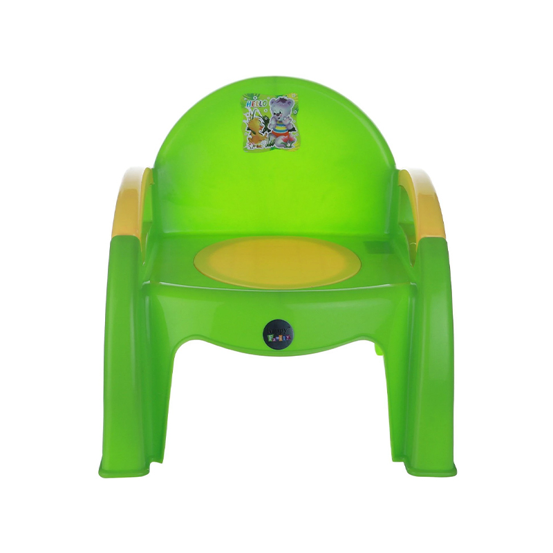 Baby’s Toilet Potty Training Seat Chair with Upper Closing Lid and Removable Bowl – Green