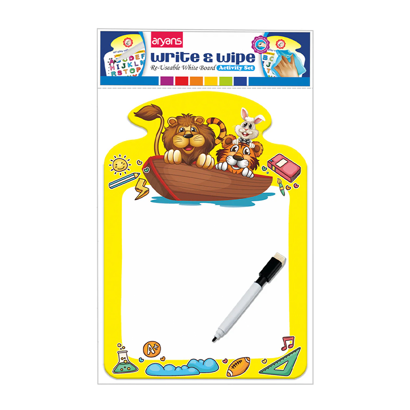 Write & Wipe Reusable Writing Board (ABC Activity Set)
